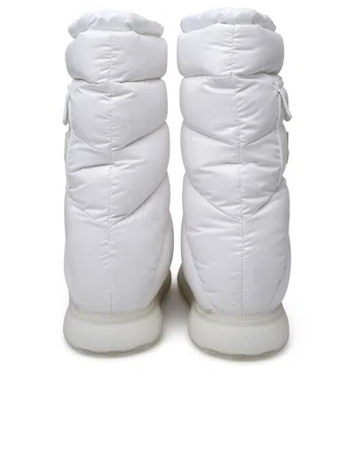 Shop Moncler 'gaia Pocket' Mid Boots In White