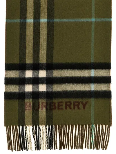 Shop Burberry ' Check' Scarf In Multicolor
