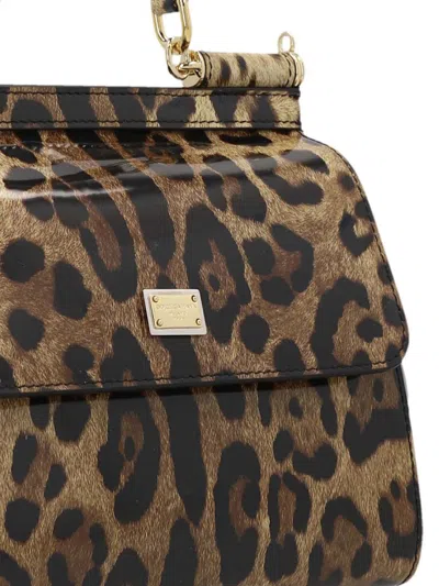 Shop Dolce & Gabbana 'sicily' Small Handbag In Multicolor