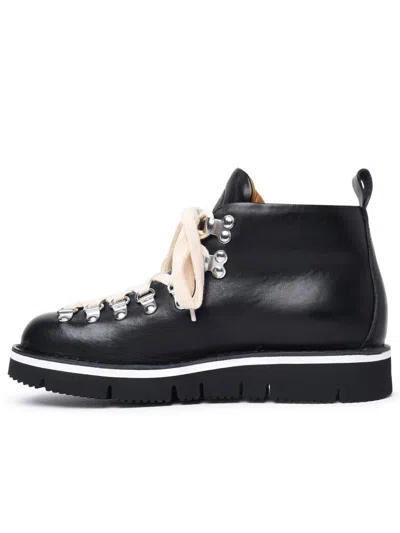 Shop Fracap 'm120' Black Leather Boots
