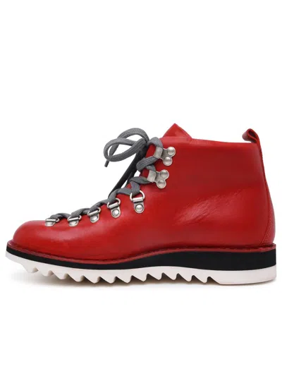 Shop Fracap Red Leather M120 Boots