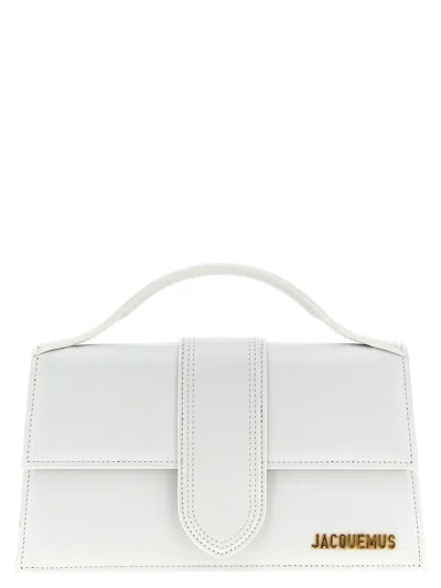 Shop Jacquemus 'le Grand Bambino' Handbag In White