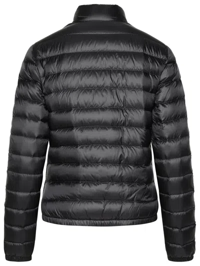 Shop Moncler 'lans' Black Polyamide Down Jacket