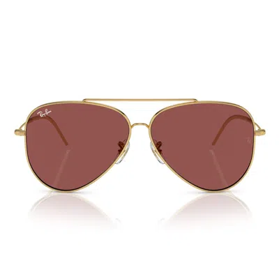 Shop Ray Ban Ray-ban Sunglasses In Gold