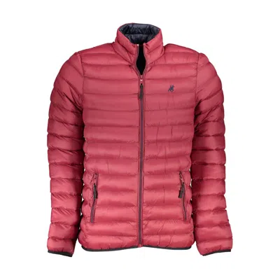 Shop U.s. Grand Polo Chic Pink Nylon-polyester Blend Men's Jacket