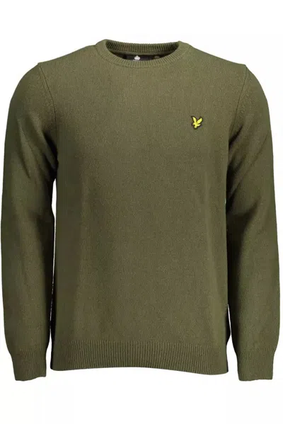 Shop Lyle & Scott Elegant Green Wool Blend Sweater