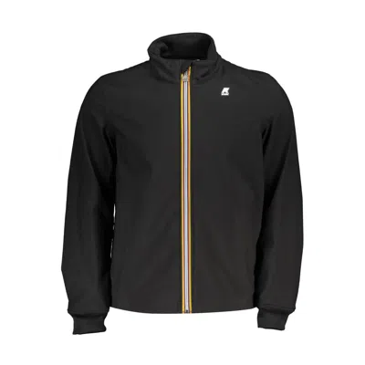 Shop K-way Sleek Black Sports Jacket With Contrasting Details