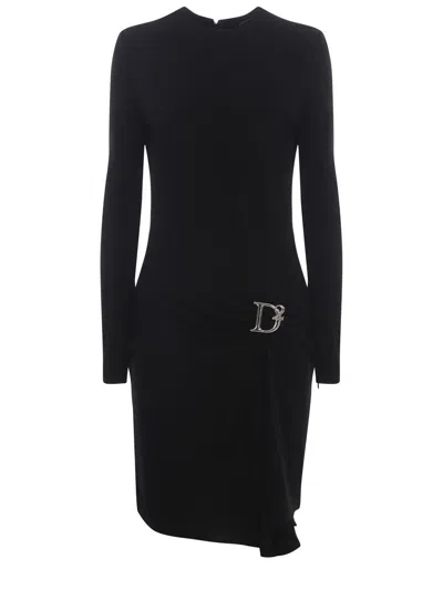 Shop Dsquared2 Dresses Black In Nero