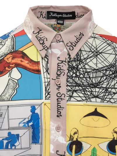Shop Kidsuper Patterned Shirt In Multicolor
