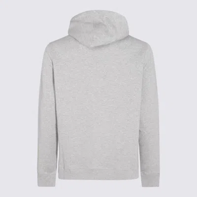 Shop Maison Kitsuné X Barbour Grey Cotton Sweatshirt In Grey Marl