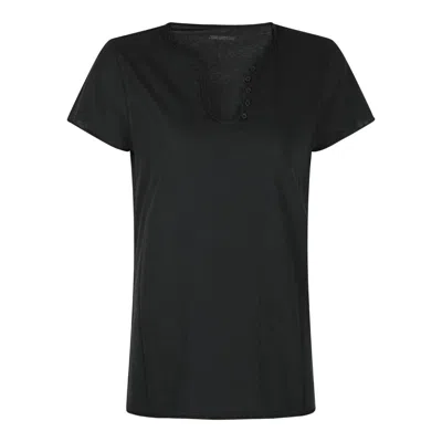 Shop Zadig & Voltaire T-shirts And Polos Black