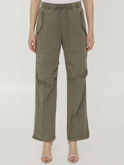 Shop James Perse Cotton Cargo Pants In Green