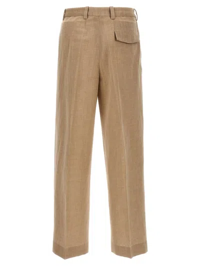 Shop Jacquemus 'le Pantalon Titolo' Pants In Beige