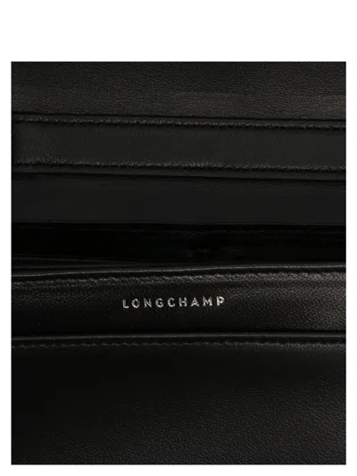 Shop Longchamp Wallet 'amazone Matelassé' In Orange