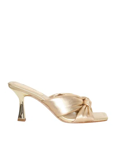 Shop Michael Kors Sandalo In Gold