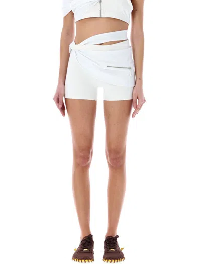 Shop Nike Pareo Shorts In White