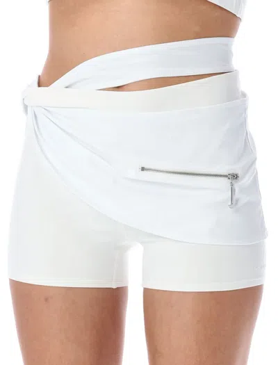 Shop Nike Pareo Shorts In White