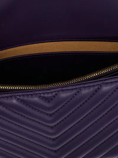 Shop Pinko 'love Click Mini' Crossbody Bag In Purple