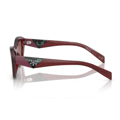 Shop Prada Eyewear Sunglasses In Red