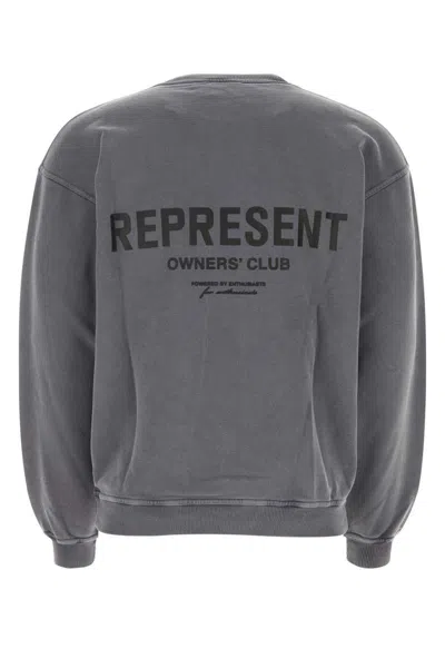 Shop Represent Sweatshirts In Grey