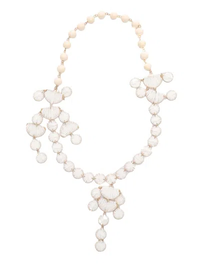 Shop Weekend Max Mara Necklace In White