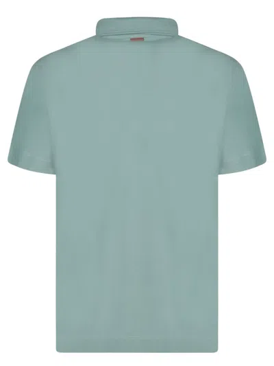 Shop Zegna T-shirts In Green