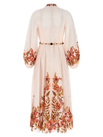 Shop Zimmermann 'vacay' Long Dress In Multicolor