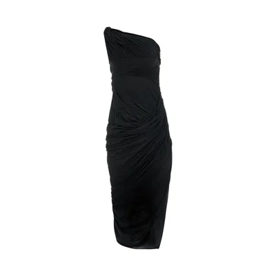 Shop Rick Owens Lido Draped Dress