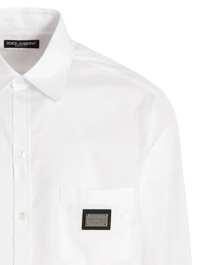 Shop Dolce & Gabbana 'martini' Shirt In White