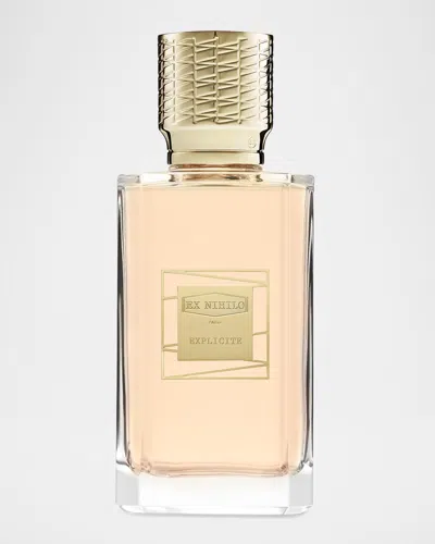 Ex Nihilo Explicite Eau De Parfum 3.4 Oz.
