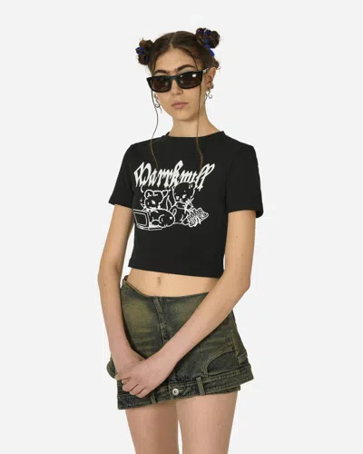 Shop Marrknull Punk Bear Slim-fit T-shirt In Black