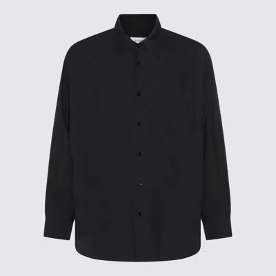Shop Lemaire Black Cotton Shirt