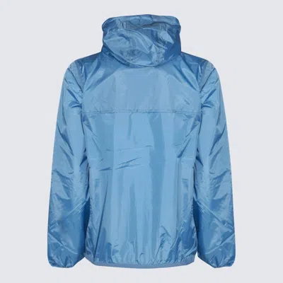 Shop Maison Kitsuné Light Blue Casual Jacket In Drifter Blue