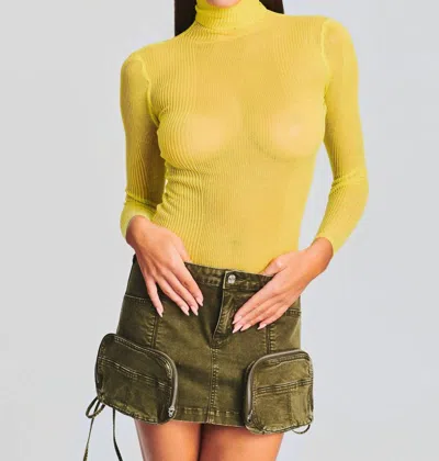 Shop Ser.o.ya Piper Sweater In Citric In Yellow