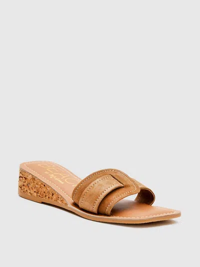 Shop Matisse Baja Sandal In Tan/suede In Brown