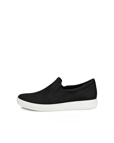 Shop Ecco Soft Classic Women's Slip-on Sneaker In Black