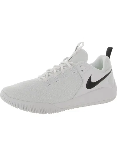 Shop Nike Zoom Hyperace 2 Womens Trainers Lace Up Volleyball Shoes In White