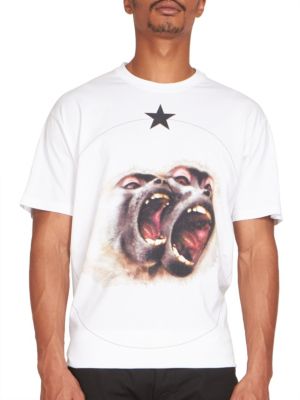 white givenchy monkey t shirt