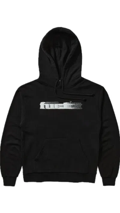 Shop Fuct Og Blurred Logo Hoodie In Black
