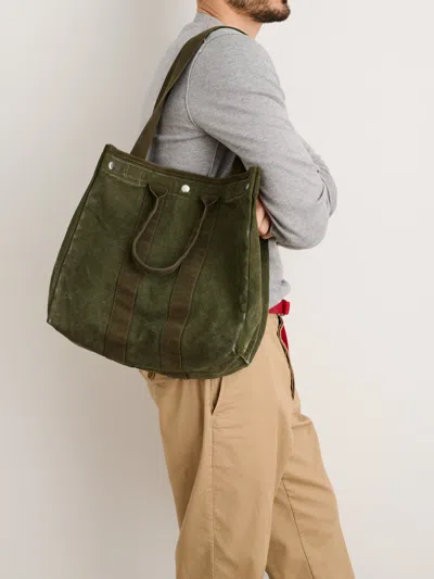 Shop Alex Mill The Perfect Weekday Tote In Military Olive