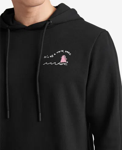 Shop Kenneth Cole Site Exclusive! Lennnie - It's A Wave Sweatshirt In Black
