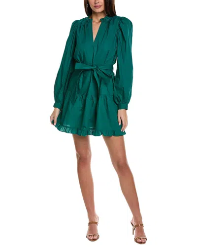 Shop Marie Oliver Nella Mini Dress In Green