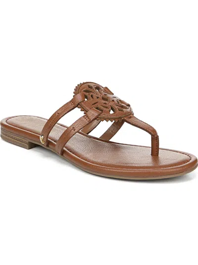 Shop Circus By Sam Edelman Canyon Womens Laser Cut Slide Sandals In Brown