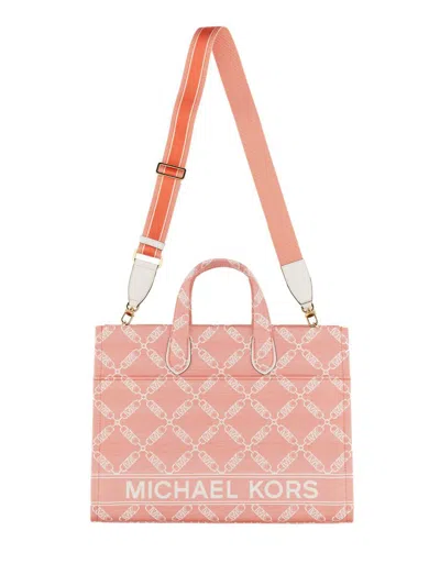 Shop Michael Kors Gigi Large Tote Bag In Pink