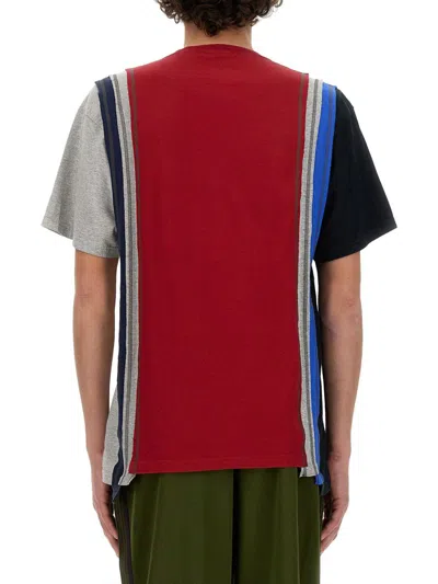 Shop Needles Cotton T-shirt In Multicolour