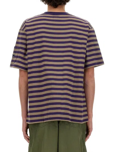Shop Needles Jersey T-shirt In Purple