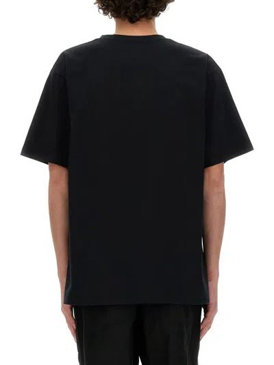 Shop Needles T-shirt With Logo In Black