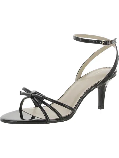 Shop Charter Club Mirabell Womens Patent Ankle Strap Heels In Black