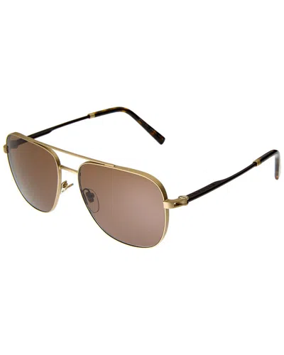 Shop Bulgari Men's Bv5059 58mm Sunglasses In Gold