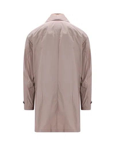 Shop Fay Nylon Jacket With Internal Padded Vest In Marrone